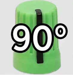 Chroma Caps V2 90° Super Knob Green 